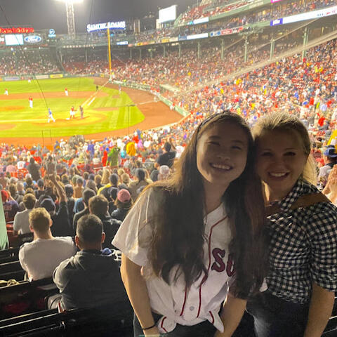 Fenway, with my mentor