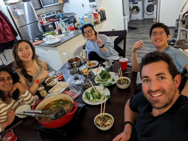 Hosted hotpot w/ co-residents!