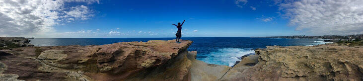 Feeling alive on the Bondi to Coogee Coastal Walk in Australia!